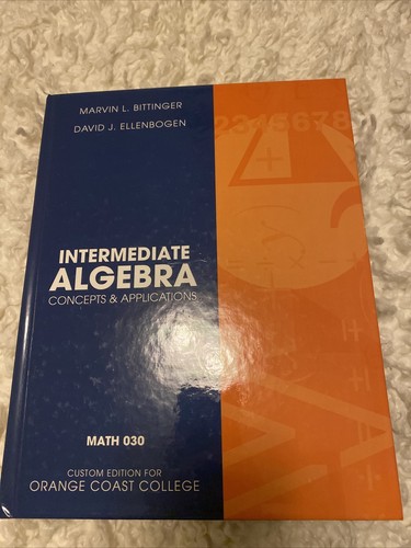 Intermediate algebra concepts - algebra:,